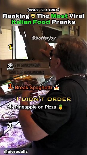 Ranking The Most Viral Italian Food Pranks Moments 🍕🍕