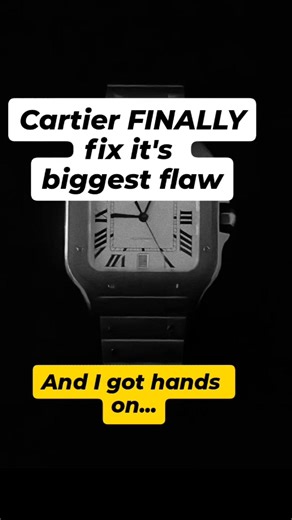 Cartier Santos Steel vs Titanium #watchaddict #watchesandwonders #watchlad