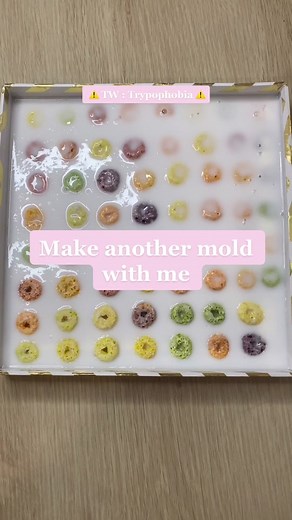 Handmade Froot Loops Mold Making Process
