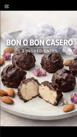 Homemade Bon o Bon 🍫🥜 | 3 Ingredients and No Oven Required