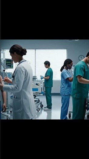 "Doctors Saving Lives | 3D Hospital Scene That Feels So Real!" #ai #asmr #shorts