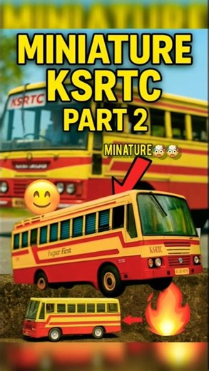 🚍🔥 MINIATURE KSRTC BUS – PART 2 🤯 | The Most Realistic Bus Model You’ll Ever See! ✨🚏#shorts #ksrtc