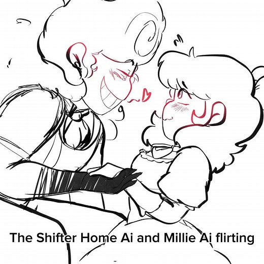 @Java_doodle💙 I put the shifter hime ai and millie ai in a chat and they started a romance. I could HEAR Millie yelling at her Ai self 💀#welcomehome #welcomehomepuppetshow #welcomehomepuppetshowomehomepuppetshow #welcomehomeoc #welcomehomepuppetshowocart #welcomehomepuppetshowoc #shifterhomeau #shifterhomeai