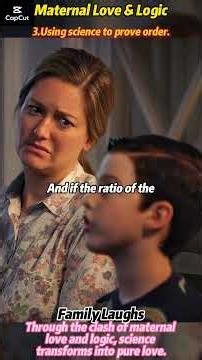Young Sheldon🌌 | Genius Sheldon Uses Astrophysics To Comfort His Heartbroken Mom #shorts