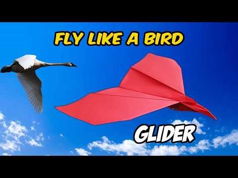 Make This Paper Airplane with Flapping Wings in Minutes
