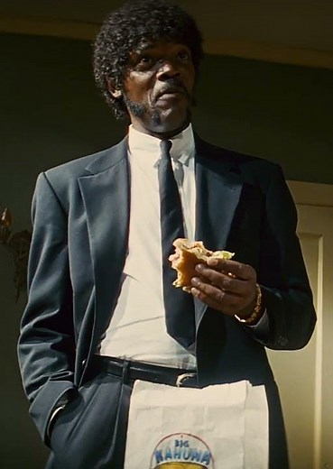Pulp Fiction - Check out the big brain on Brad!