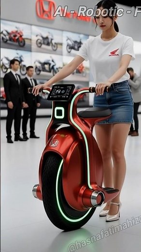 Honda’s One-Wheeled Motorcycle Steals the Show at Seoul Tech Expo 2026 automobile #japan #honda