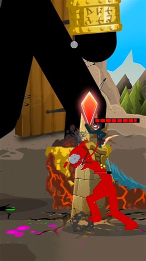 Lunarclops Boss in God Mod | Stick War Legacy #stickwarsaga #short