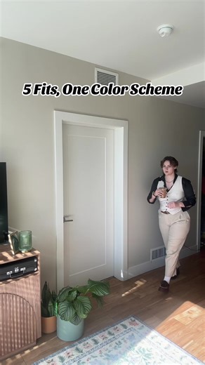 5 Fits | One Color Scheme | Masc | Androgynous Edition Lowkey proud of myself for this edit #edits #outfittrends #fypシ゚viral🖤tiktok #fashiontiktok #wlw