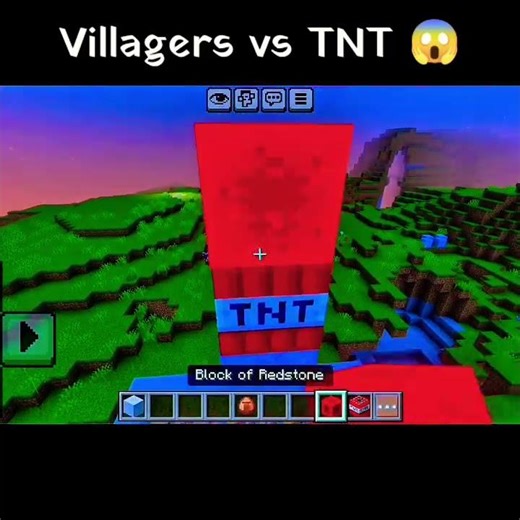 Minecraft Villagers vs TNT 😱