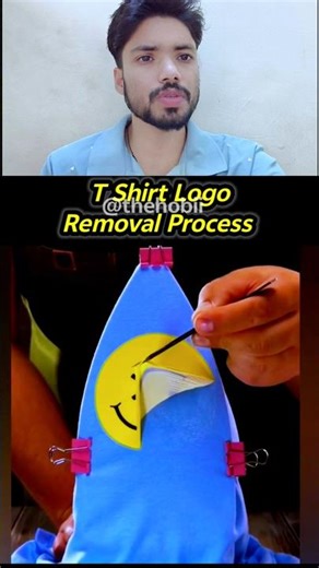 Desi Jugaad to Remove T-Shirt Design #thehobi