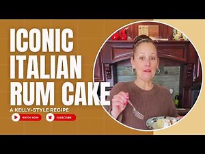 Italian Rum Cake Recipe - Moist Boozy Dessert