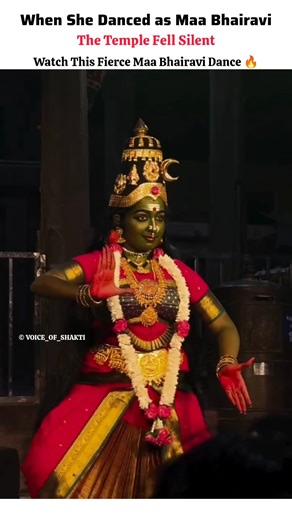 🔥 When She Became Maa Bhairavi 🔱 The Temple Fell Silent #dance #dancevideo #bhakti