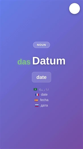 Learn German: das Datum - date 🇩🇪 | TELC A1 Vocabulary