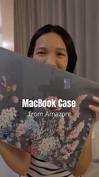 Aesthetic Floral Macbook Case Unboxing & Review | CUTE NEW LAPTOP LOOK 🌷✨