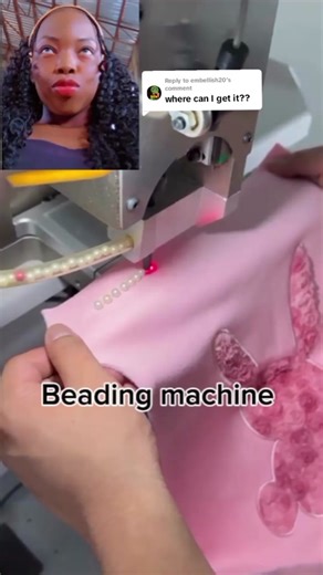 Beading Machine Showcase and Online Class on Fabric Beading