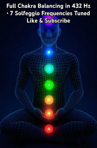 Full Chakra Balancing in 432 Hz • 7 Solfeggio Frequencies Tuned #432hz #chakrahealing