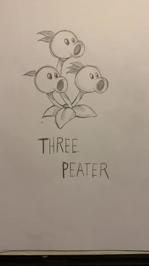 Plant Vs Zombies Threepeater Fan Art
