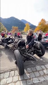 Big powerful engine , big engine starting ,homemade go kart