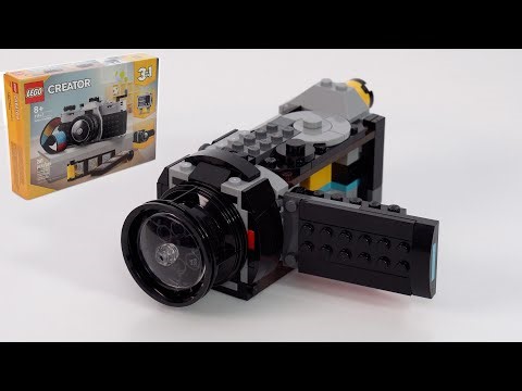 LEGO Creator 3-in-1 Retro Camera 31147 Camcorder (B) model review!