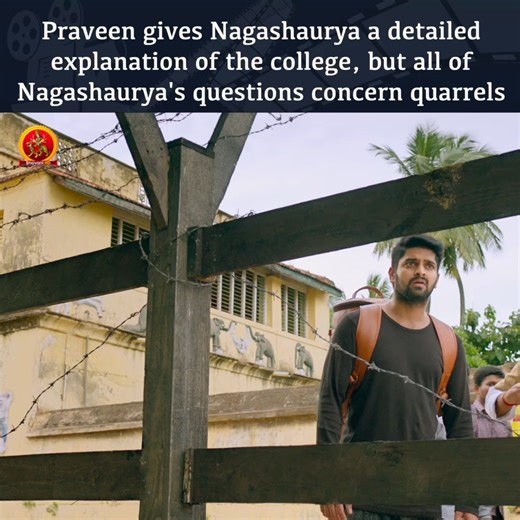 Praveen gives Nagashaurya a detailed explanation of the college, but all of Nagashaurya's questions concern quarrels#Chalo #RashmikaMandanna #NagaShourya #Naresh #bhavanitamilclips | Bhavani Tamil Clips