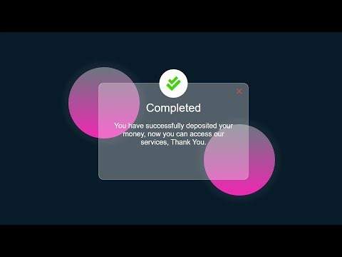 Create Transparent Modal Popup with Html CSS