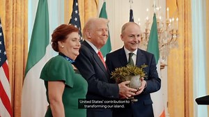 It was my Great Honor to welcome Taoiseach Micheál Martin to the White House today🇺🇸🇮🇪 | Donald J. Trump