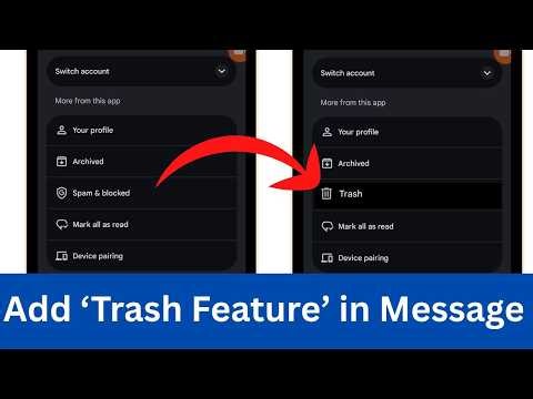 Google Messages New Trash Feature || How to Turn on Trash Feature on Google Messages