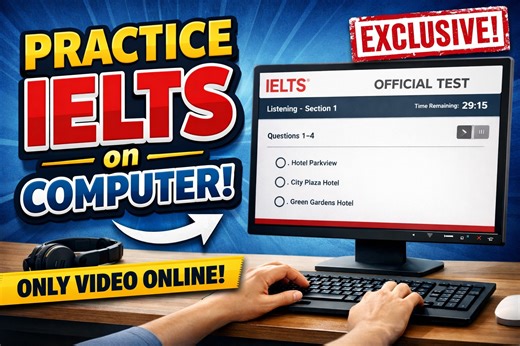 IELTS on Computer / Computer Based IELTS প্রিপারেশনের ক্ষেত্রে সবচেয়ে বড়(YT link https://youtu.be/Ag3YHPnhHuk?si=w4d-20rglrWJ5xKA ) যে বাধা, সেটি হচ্ছে অফিসিয়াল ইউজার ইন্টারফেসে অফিসিয়াল প্রশ্নগুলো প্র‍্যাক্টিস করা। অনেক কন্টেন্ট ক্রিয়েটর কম্পিউটারে নিজে টেস্ট না দিয়েই কিছু ওয়েব তথ্যের ভিত্তিতে ভিডিও মেক করে। শুধু দেশের ক্রিয়েটর না, সারা বিশ্বের অনেক IELTS ট্রেইনার এই ভুল তথ্যগুলো দিয়ে থাকেন। যা আমি নিজেও এক্সপিরিয়েন্স করেছি, এর জন্য হতাশও হয়েছি। সেই হতাশার ব্যাপারটি যারা এখন প্রিপারেশন নিচ্ছেন 