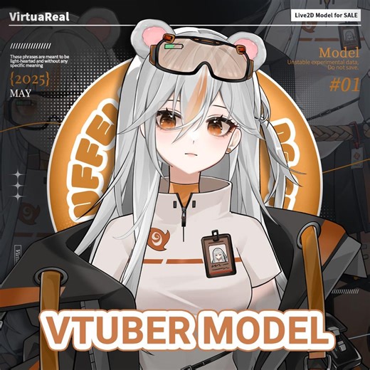 Bear Commander Premade Model | Ready to Use | Vtube Studio | Live2d Model | Vtuber Design - Etsy