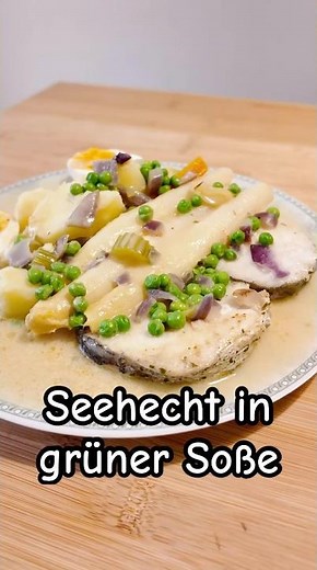 Merluza con salsa verde
