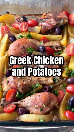 Greek Chicken & Potatoes (So Good!)