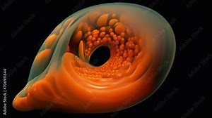 A striking image the moment of neural tube closure during neurulation in the human embryo, offering a glimpse into the early stages of development. Stock Video