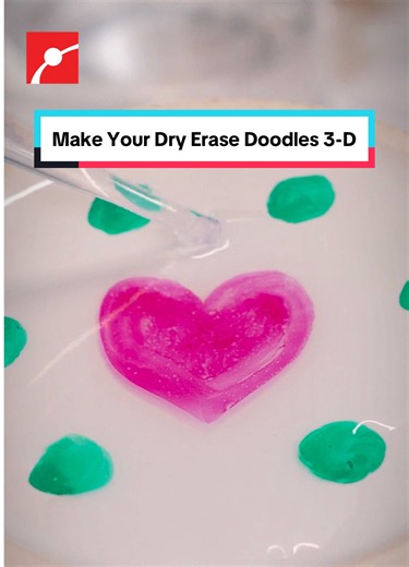 Can you make dry erase marker drawings float? ✍️ @Alex Dainis 🧬🔬 demonstrates by drawing on a shiny plate, letting it dry, and adding a squirt of mystery liquid at the edge to lift the whole picture up. Dry erase markers contain pigment for color, a solvent to suspend it, and an oily polymer that keeps the ink from sticking to whiteboards. Once the solvent evaporates, the pigment and polymer form a thin, oily layer that floats right on top of plain old water! #Chemistry #Science #STEM #LearnWi