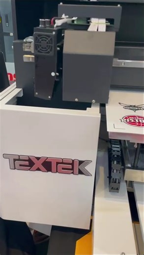 TEXTEK hybrid UV Printer model 3040 at ALL PRINT EXPO in Indonesia.