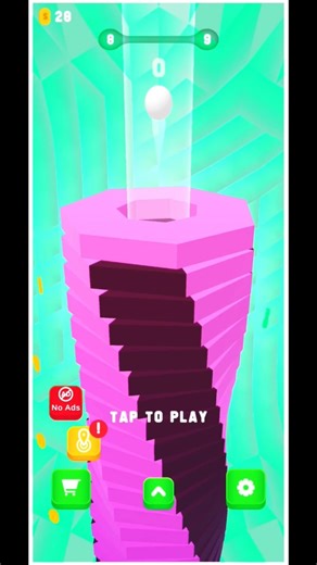 Drop Stack Ball - Helix Crash, Level -8.