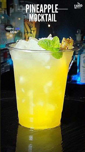 Pineapple Mocktail | Easy Homemade Mocktail recipe