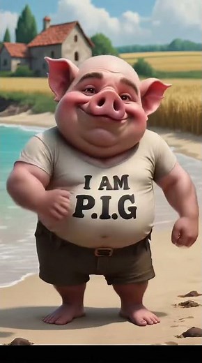 🐷 AI Pig Dancing Cutely | Funny Pig Animation #funny #pigs #funnyanimals #shorts