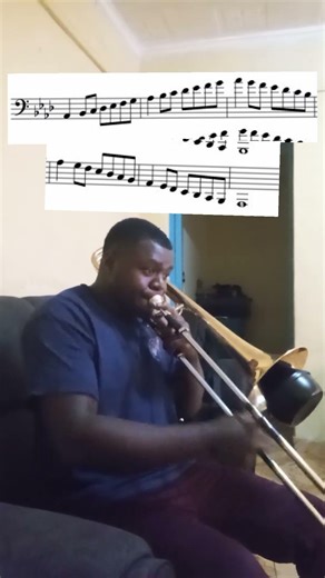 Ab major scale for trombone