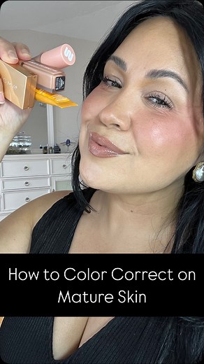 786 reactions · 42 shares | How to color correct dark spots on mature skin. Products are always linked in my bio. 勺 @morphebrushes Wakeup Artist shade 02 Peach and Beige 6N @milanicosmetics Blur Out Skin Tint Stick shade 07 #matureskinmakeup #colorcorrecting #affordablemakeup #matureskin #realskin #nofiltermakeup #howtocolorcorrect | Veronica Shavie | Facebook
