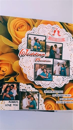 Wedding papad file|scrapbook pages decore idea #handmadewithlove #art #diywedding #artist #viral