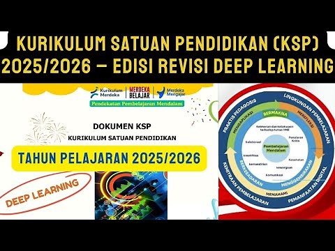 2025/2026 Education Unit Curriculum (KSP) – Revised Edition Deep Learning
