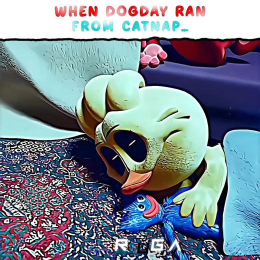 "WHEN DOG DAY RAN FROM CAT NAP💀😨 | Poppy Playtime #poppyplaytime #shorts #edit #gaming