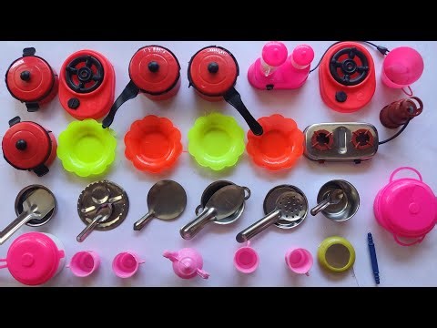 Mini Kitchen Set Collection for Kids Playing | Unboxing Kids Kitchen Sets | Hello kitty | Kids video