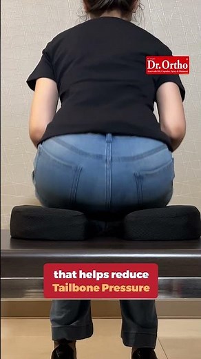 Tailbone Pain Relief While Sitting? Try Dr. Ortho Coccyx Cushion!