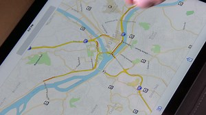 4k Map Of Pittsburgh On Touchscreen Tablet Stock Footage SBV-300224465 - Storyblocks