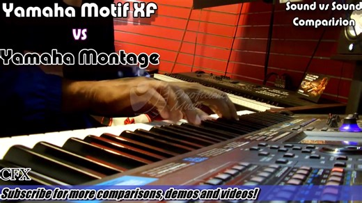 Yamaha Motif XF vs Yamaha Montage 蒙太奇的音色真的比魔笛更好吗