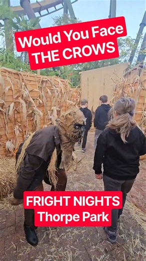 Would You Face The Crows at Thorpe Park Fright Nights? #frightnights #thorpepark #planitpark