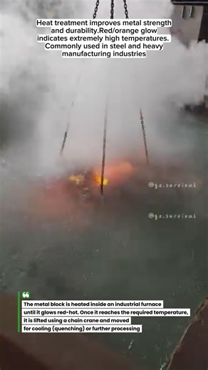 Blazing Hot Metal Process! Extreme Heat Treatment