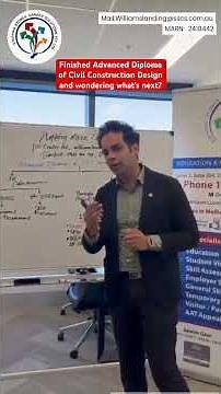 Finished Advanced Diploma of Civil Construction Design and wondering what’s next? #australiavisa